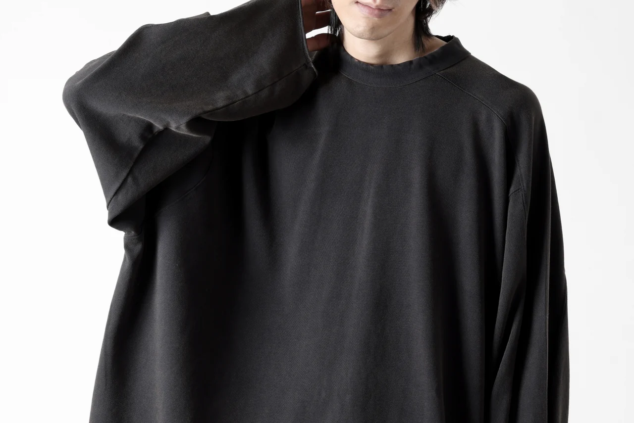 entire studios HEAVY LONG SLEEVE TEE (WASHED BLACK) - Image 32