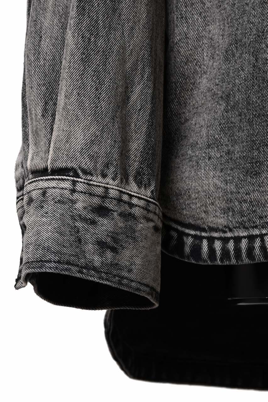 entire studios HERCULEAN DENIM SHIRT JACKET (CHARGRILL) - Image 14