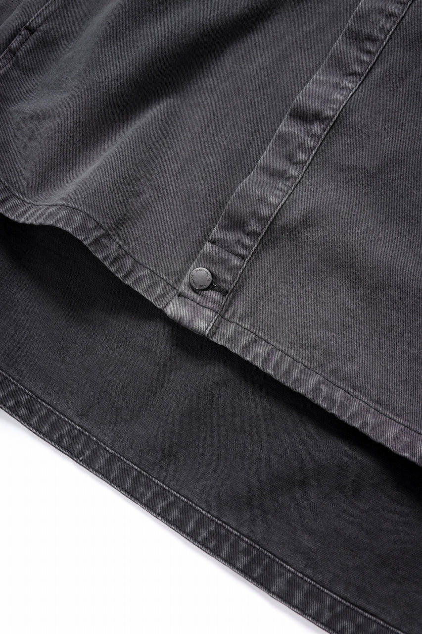 entire studios HERCULEAN DENIM SHIRT JACKET (STONE LIGHT) - Image 8