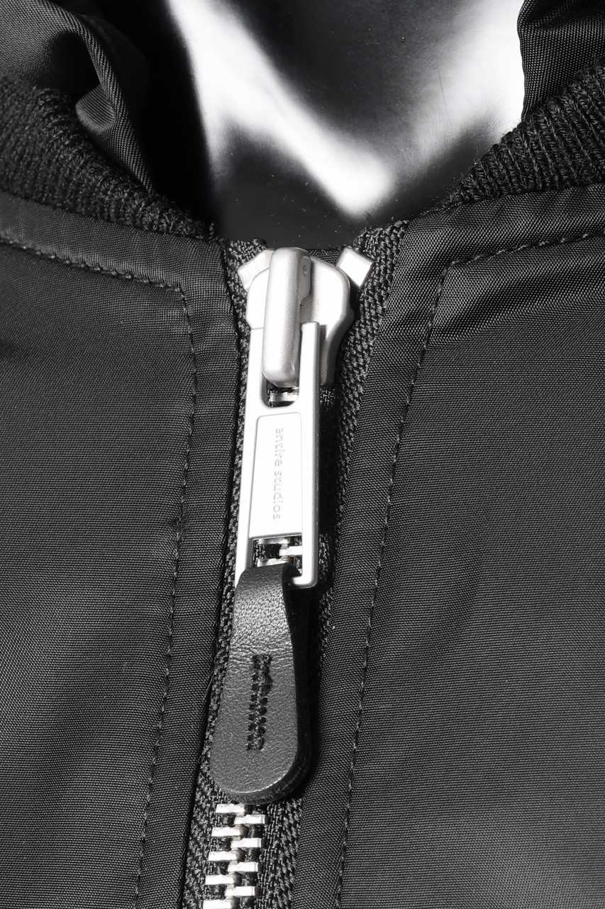 entire studios HOODED BROAD BOMBER PADDED JACKET (OIL) - Image 12