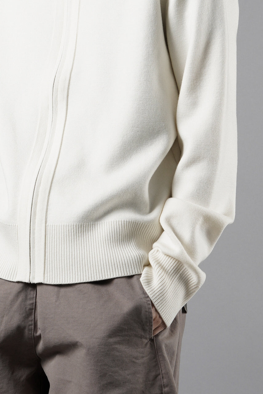entire studios KNIT ZIP UP JACKET (IVORY) - Image 14