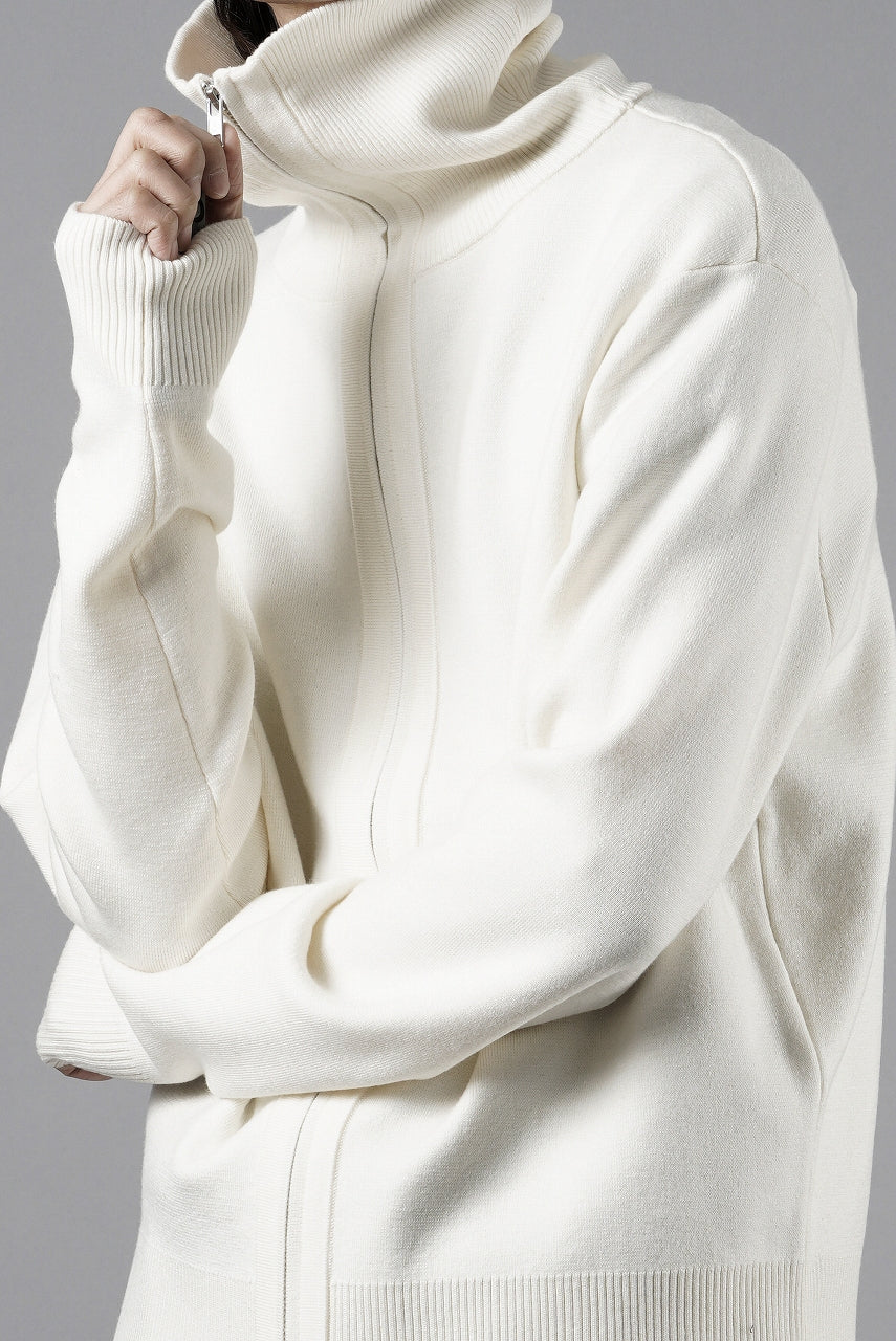 entire studios KNIT ZIP UP JACKET (IVORY) - Image 17
