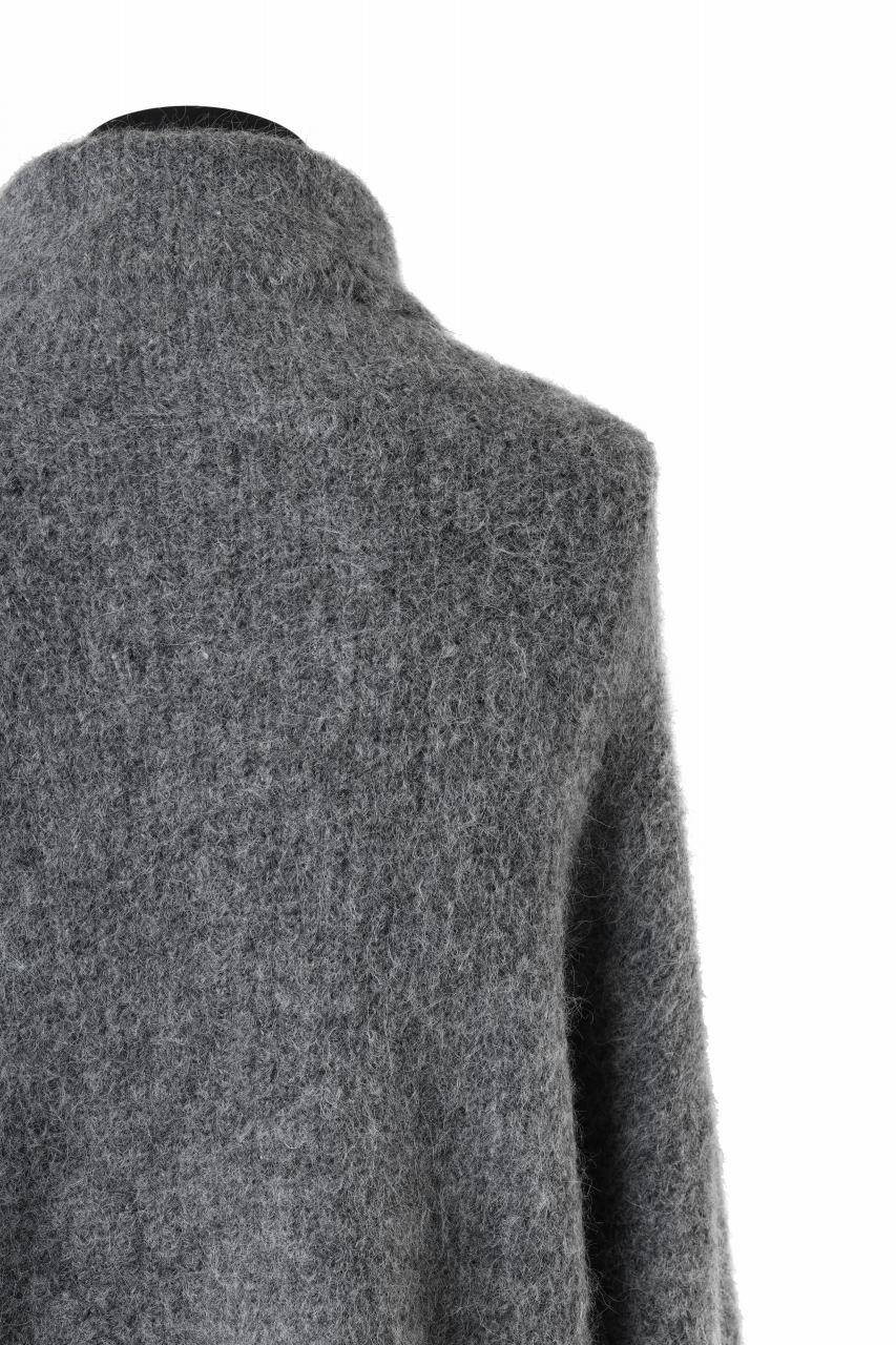 entire studios LUTE KNIT HIGH NECK SWEATER (SMOKE) - Image 10