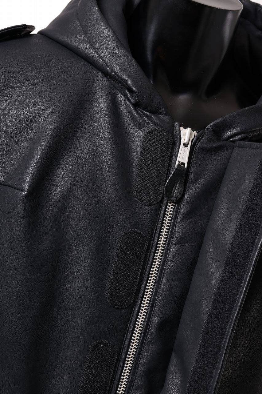 entire studios MOTO BOMBER PADDED JACKET (BLACK) - Image 11