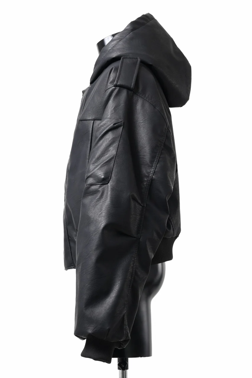 entire studios MOTO BOMBER PADDED JACKET (BLACK) - Image 3