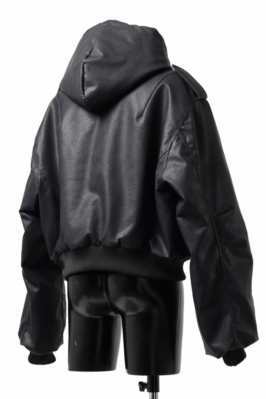 entire studios MOTO BOMBER PADDED JACKET (BLACK) - Image 5