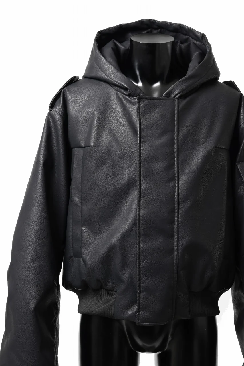 entire studios MOTO BOMBER PADDED JACKET (BLACK) - Image 7