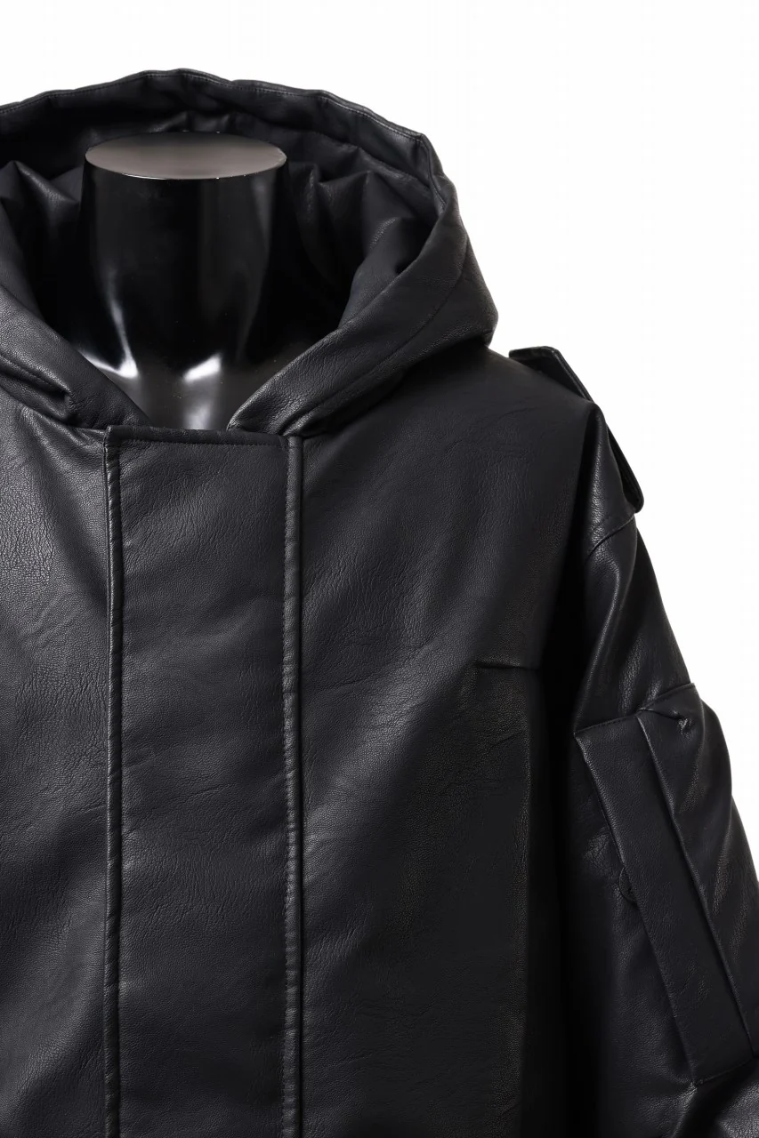 entire studios MOTO BOMBER PADDED JACKET (BLACK) - Image 8
