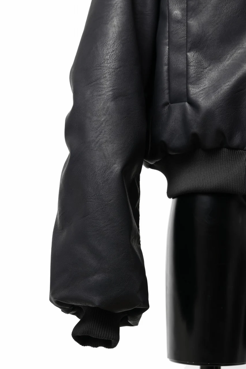 entire studios MOTO BOMBER PADDED JACKET (BLACK) - Image 9
