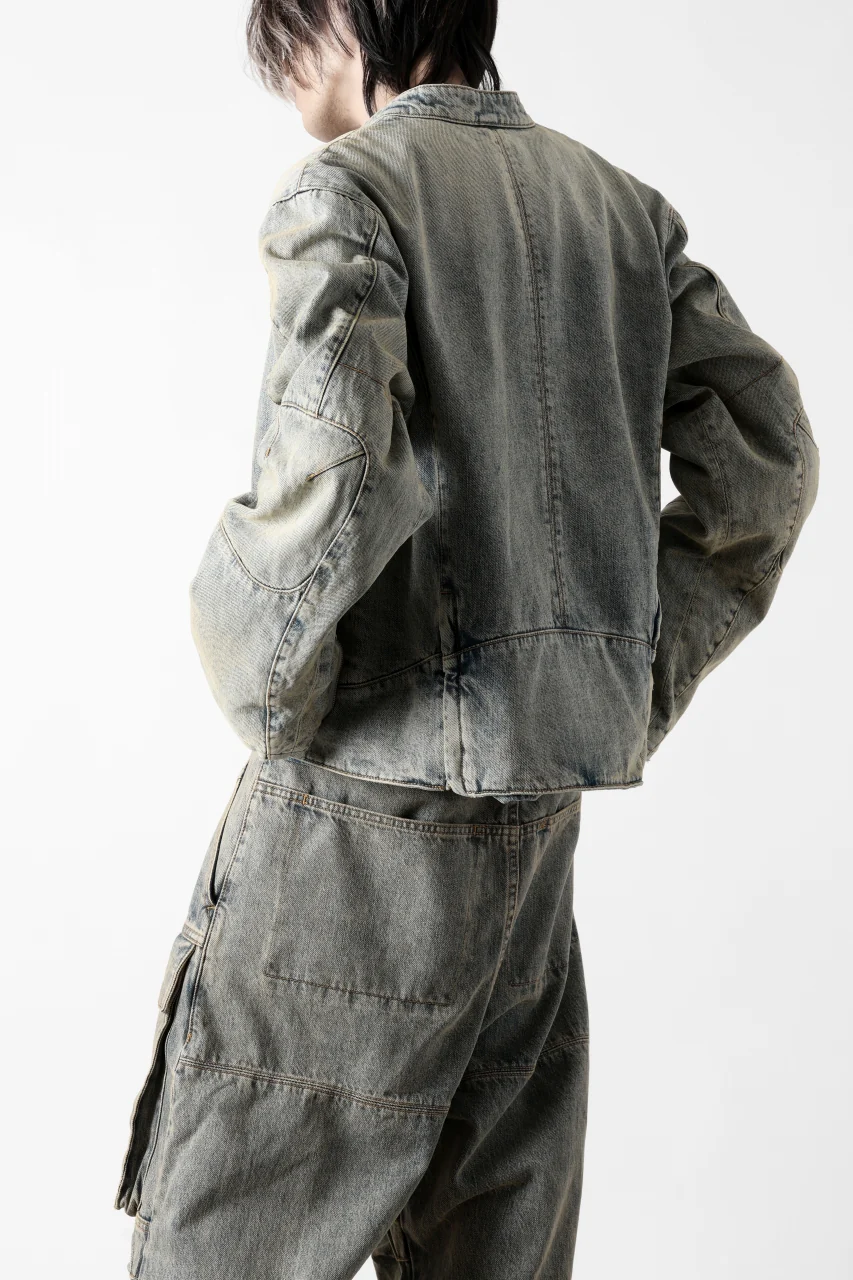 entire studios MOTO DENIM JACKET (SURFACE WAVE) - Image 10