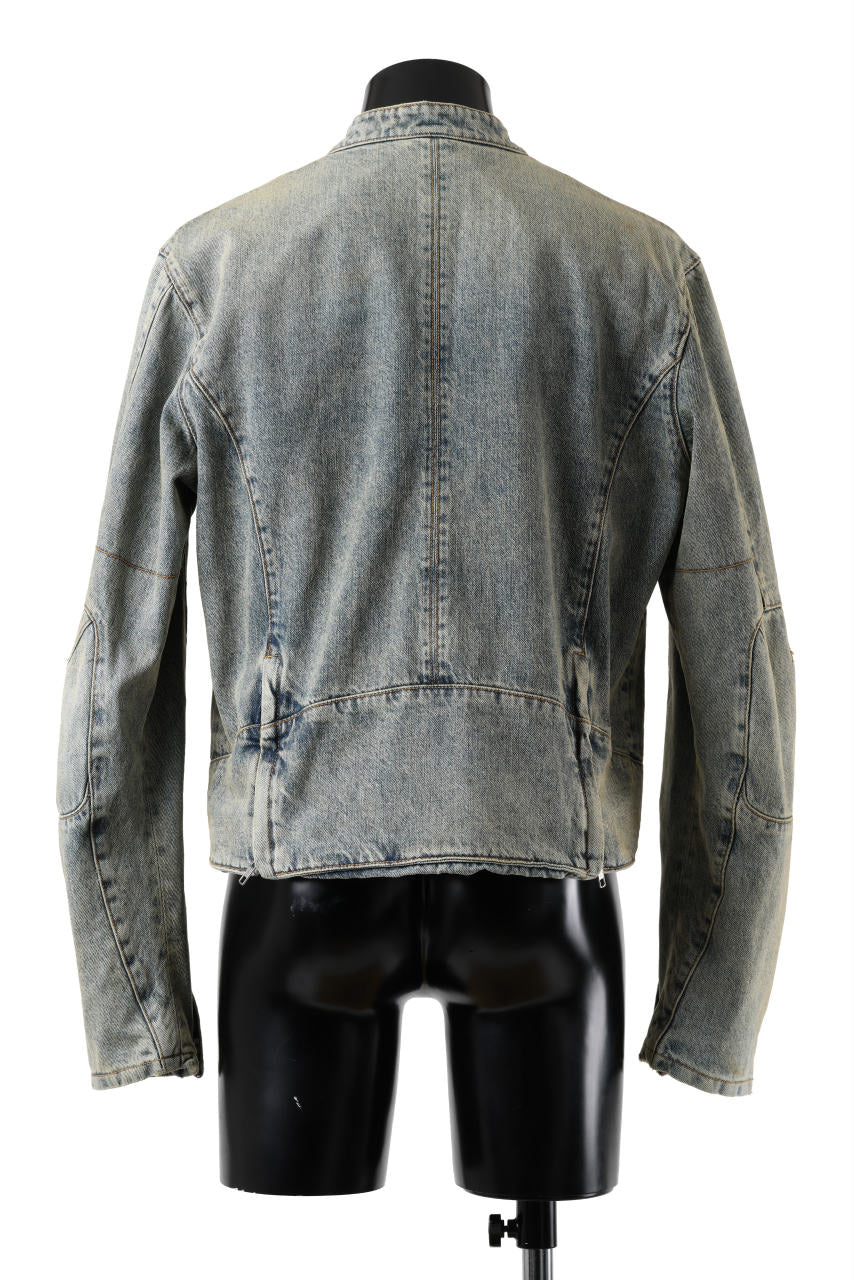 entire studios MOTO DENIM JACKET (SURFACE WAVE) - Image 21