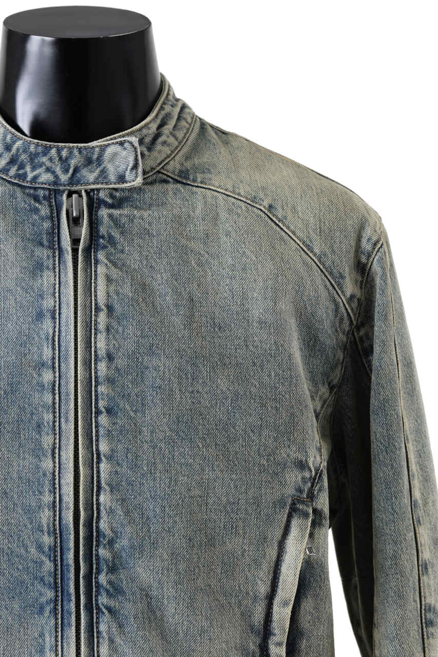 entire studios MOTO DENIM JACKET (SURFACE WAVE) - Image 24