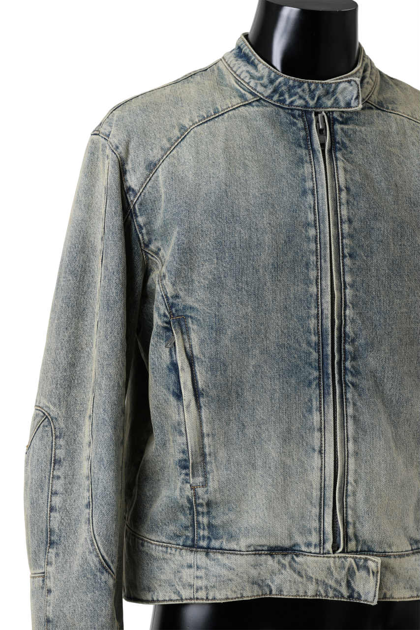 entire studios MOTO DENIM JACKET (SURFACE WAVE) - Image 26