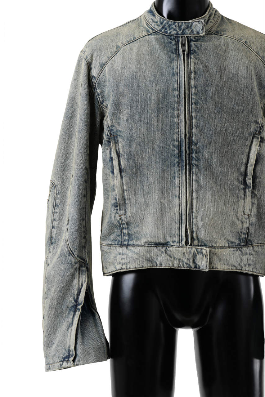entire studios MOTO DENIM JACKET (SURFACE WAVE) - Image 28