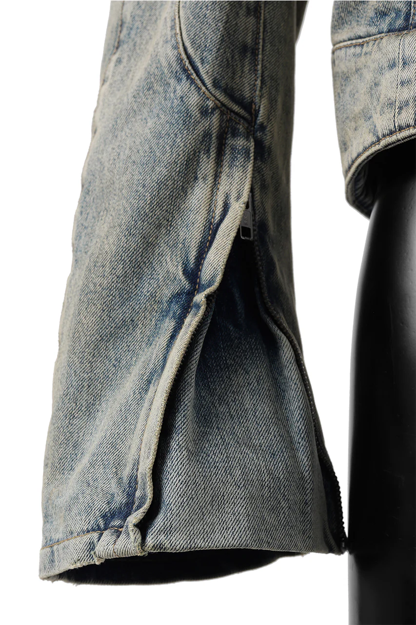 entire studios MOTO DENIM JACKET (SURFACE WAVE) - Image 29