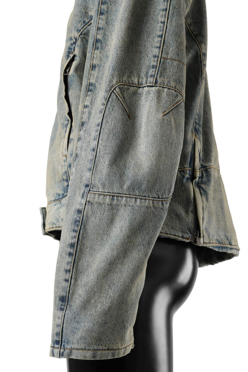 entire studios MOTO DENIM JACKET (SURFACE WAVE) - Image 30