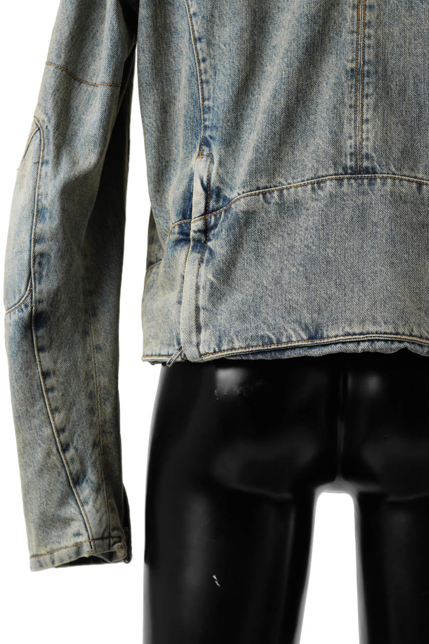 entire studios MOTO DENIM JACKET (SURFACE WAVE) - Image 32