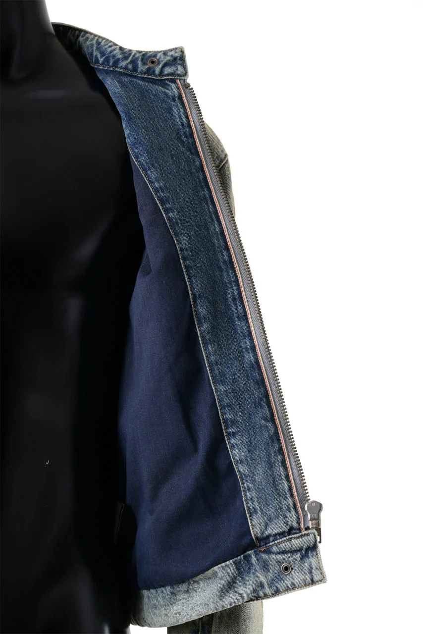 entire studios MOTO DENIM JACKET (SURFACE WAVE) - Image 34