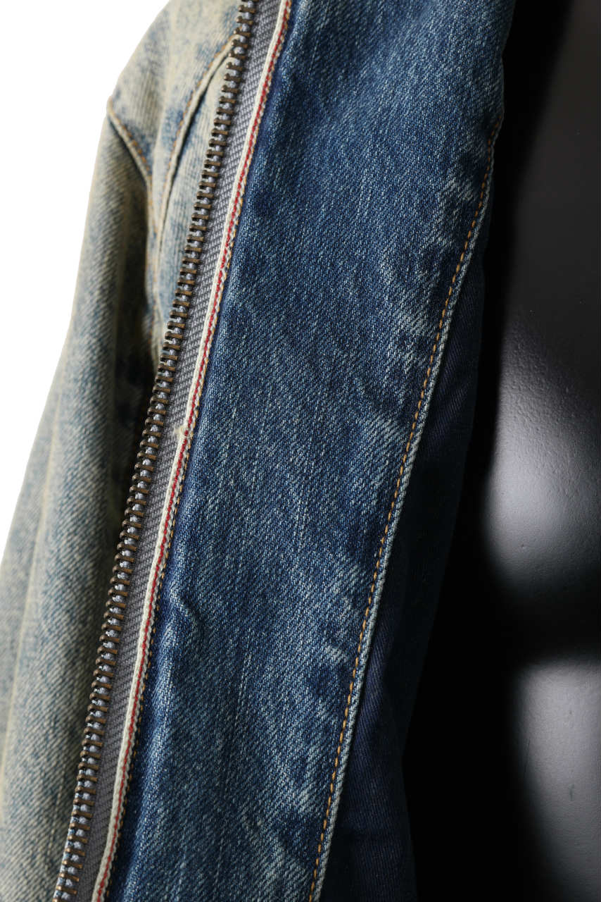 entire studios MOTO DENIM JACKET (SURFACE WAVE) - Image 35