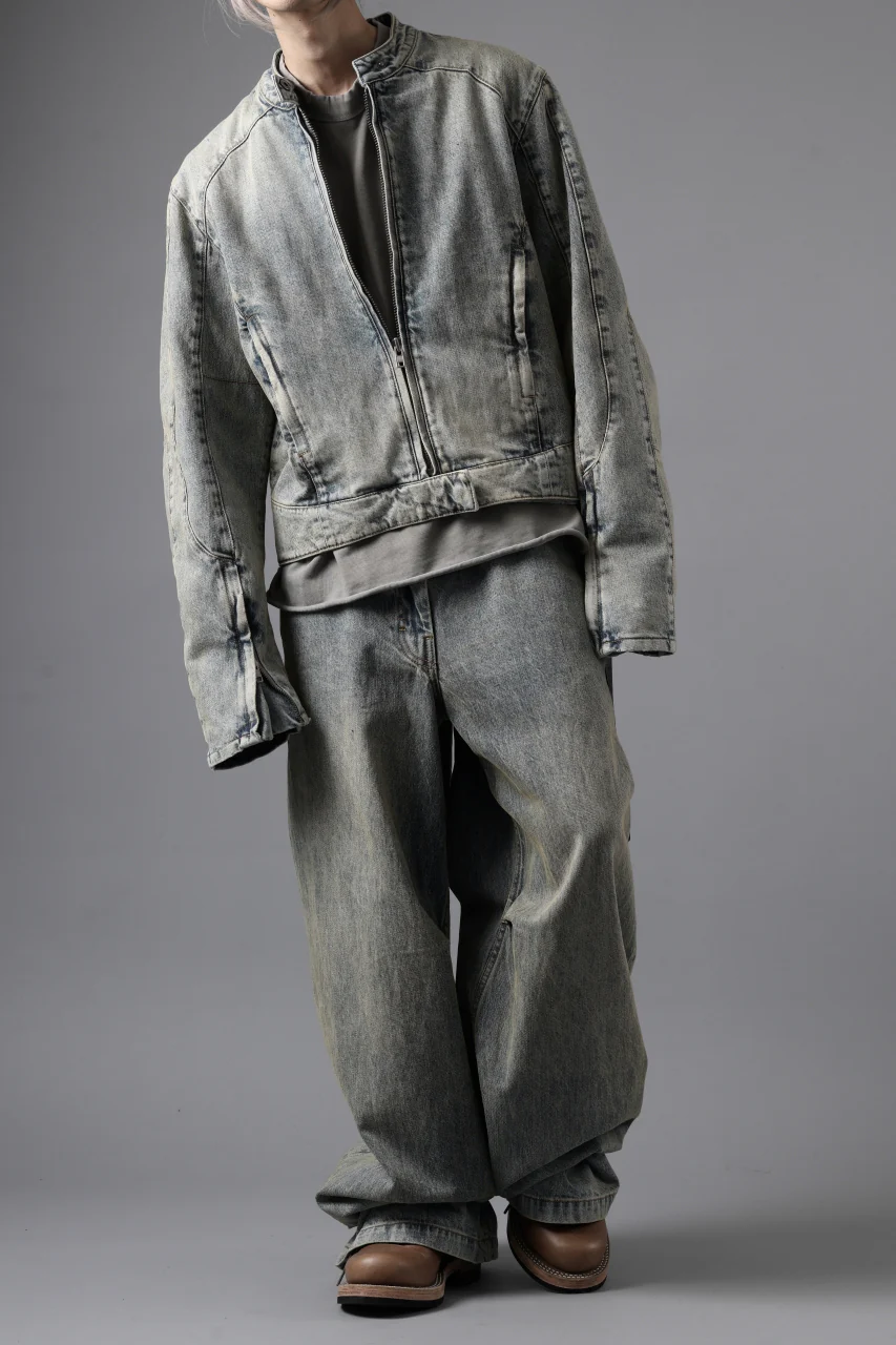 entire studios MOTO DENIM JACKET (SURFACE WAVE) - Image 40