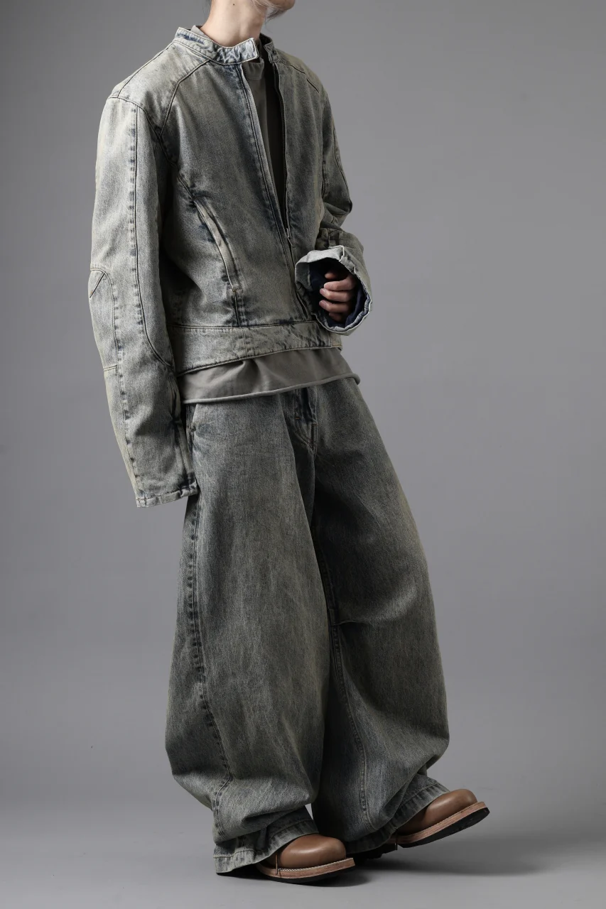 entire studios MOTO DENIM JACKET (SURFACE WAVE) - Image 44