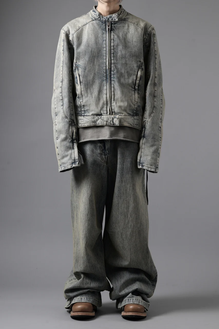 entire studios MOTO DENIM JACKET (SURFACE WAVE) - Image 45
