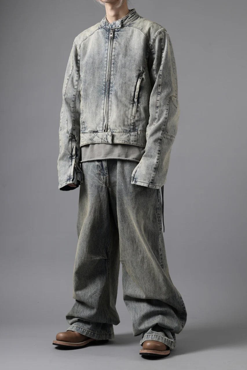 entire studios MOTO DENIM JACKET (SURFACE WAVE) - Image 46
