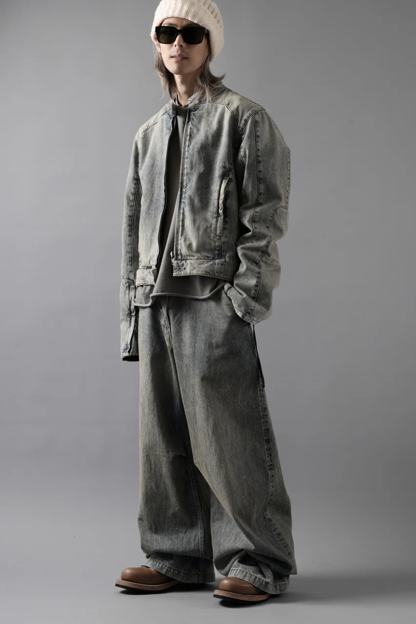 entire studios MOTO DENIM JACKET (SURFACE WAVE) - Image 48