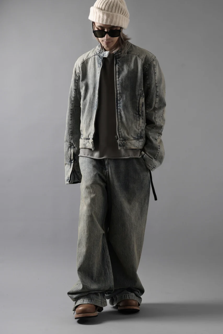 entire studios MOTO DENIM JACKET (SURFACE WAVE) - Image 49