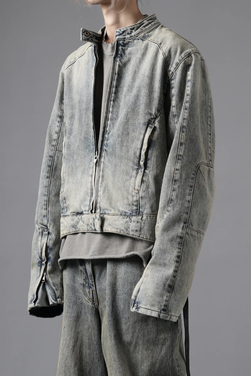 entire studios MOTO DENIM JACKET (SURFACE WAVE) - Image 52