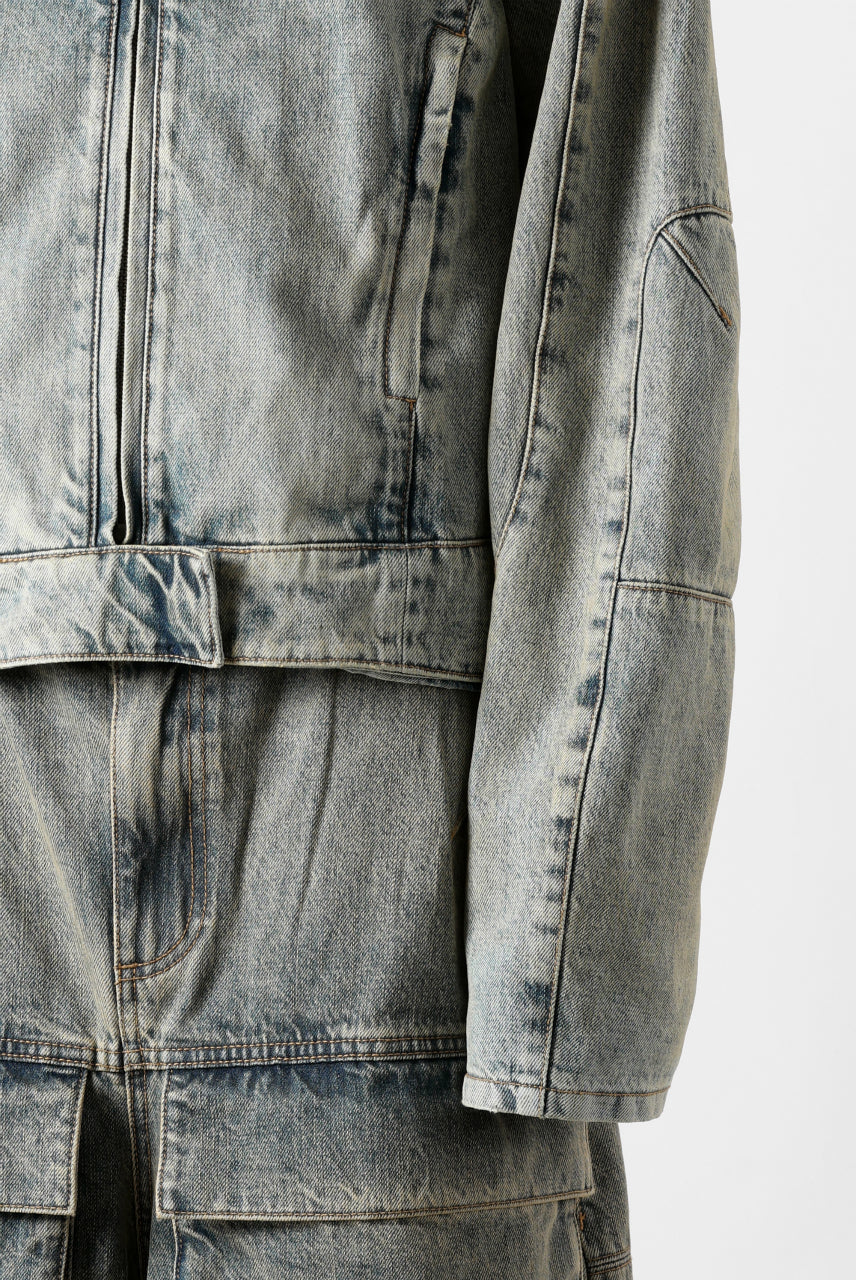 entire studios MOTO DENIM JACKET (SURFACE WAVE) - Image 55
