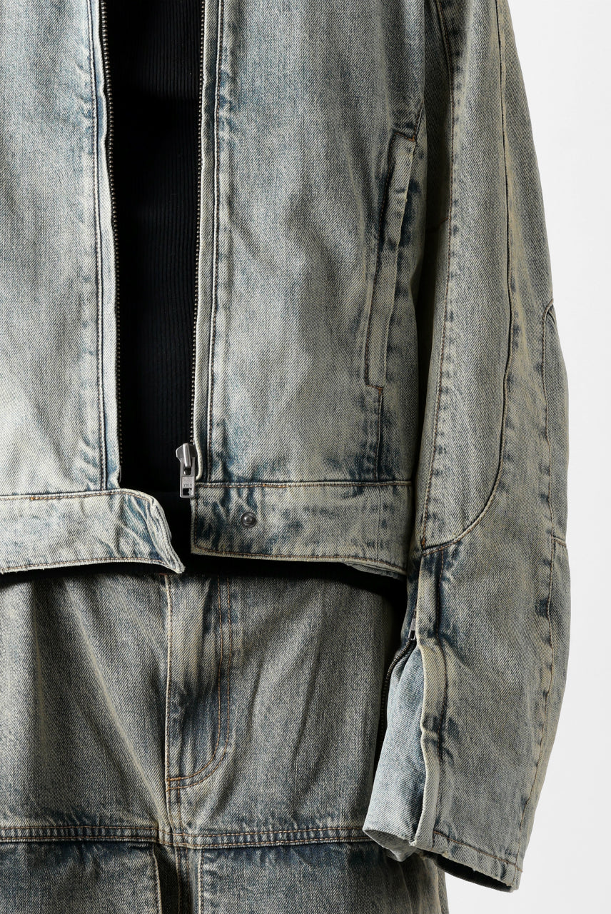 entire studios MOTO DENIM JACKET (SURFACE WAVE) - Image 59