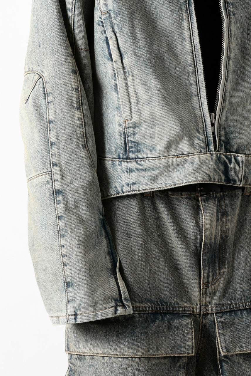 entire studios MOTO DENIM JACKET (SURFACE WAVE) - Image 60