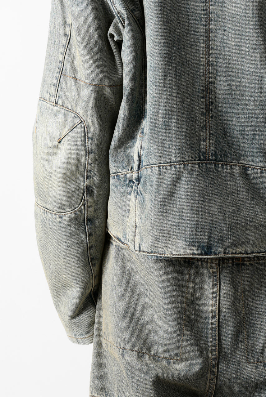 entire studios MOTO DENIM JACKET (SURFACE WAVE) - Image 64