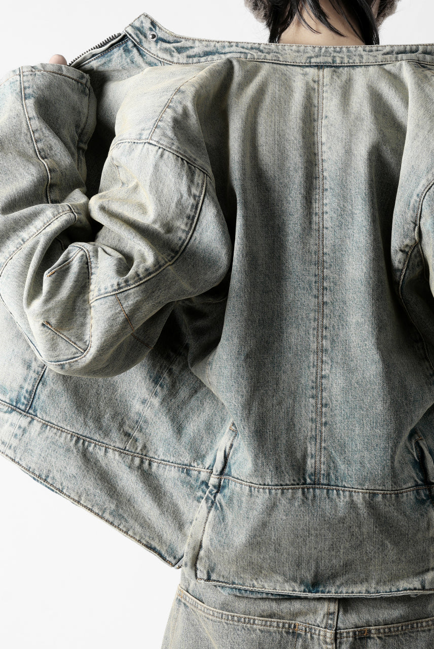 entire studios MOTO DENIM JACKET (SURFACE WAVE) - Image 67