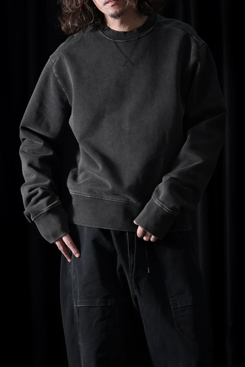 entire studios POD CREW SWEAT (WASHED BLACK) - Image 10