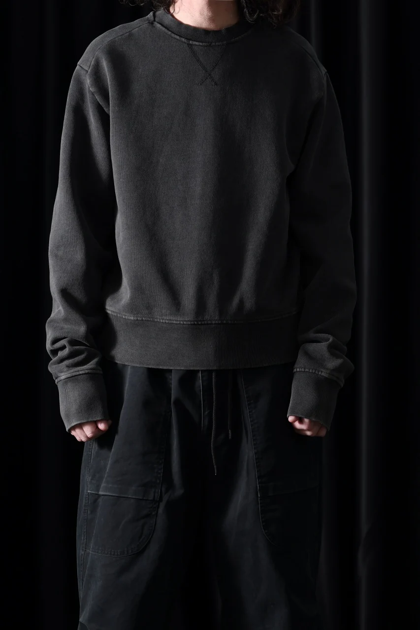 entire studios POD CREW SWEAT (WASHED BLACK) - Image 2