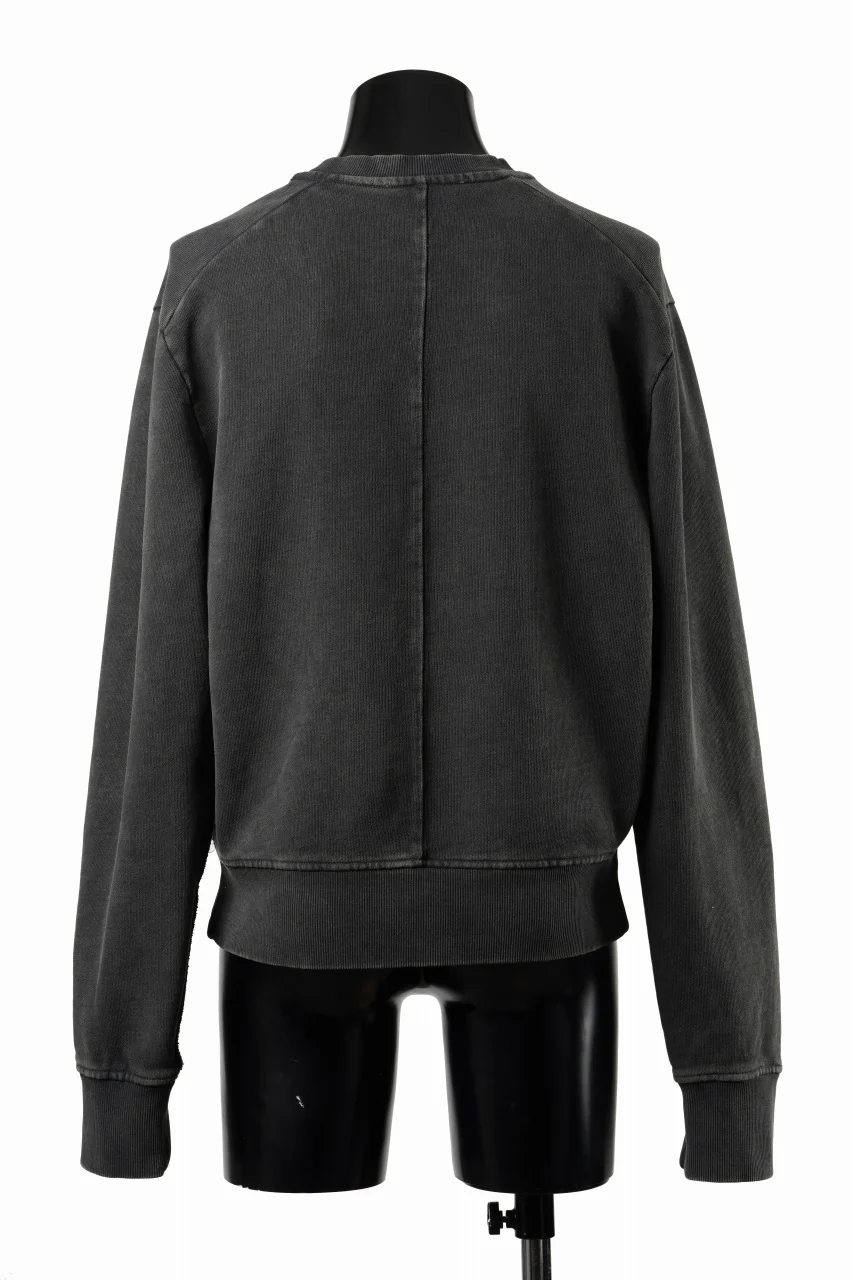 entire studios POD CREW SWEAT (WASHED BLACK) - Image 5