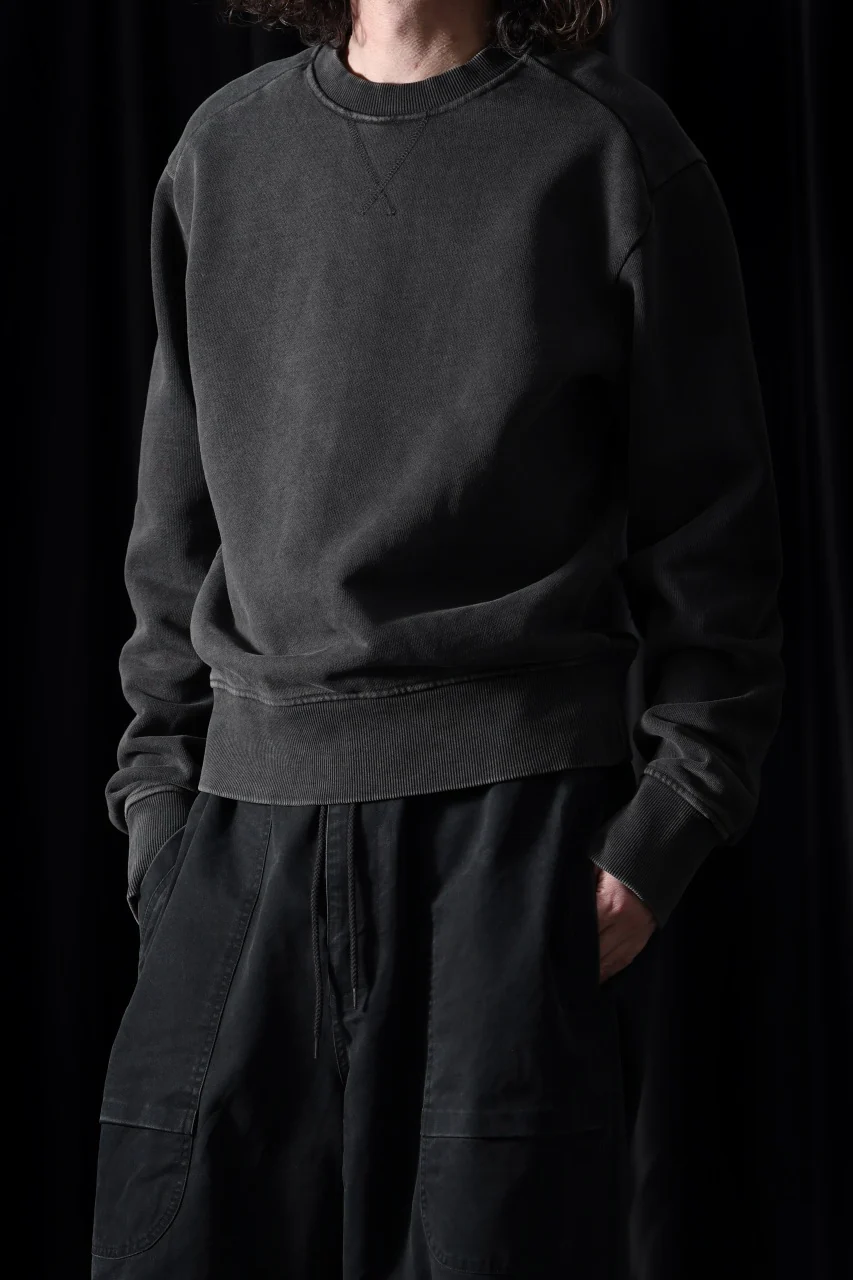 entire studios POD CREW SWEAT (WASHED BLACK) - Image 9