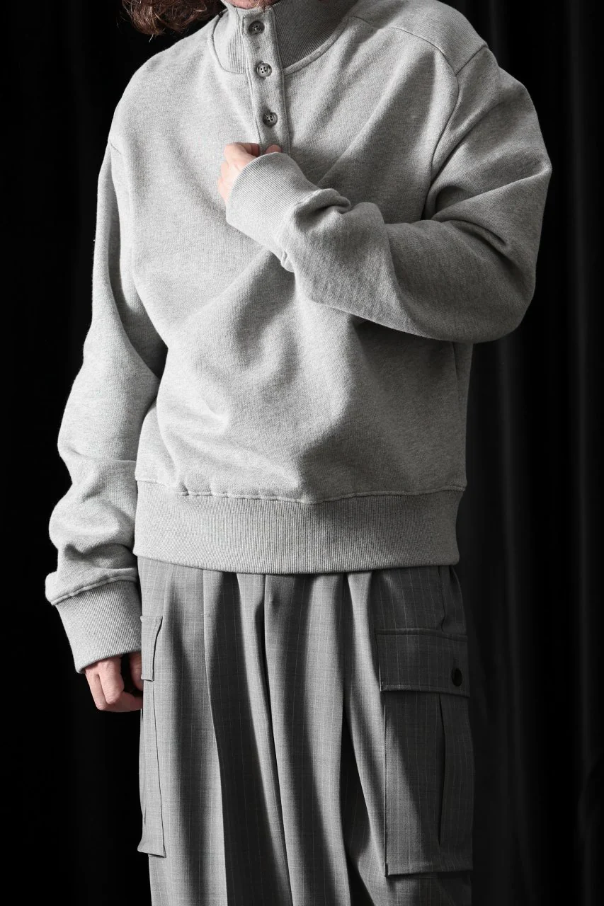 entire studios PORT PULLOVER SWEAT (GREY MARLE) - Image 8