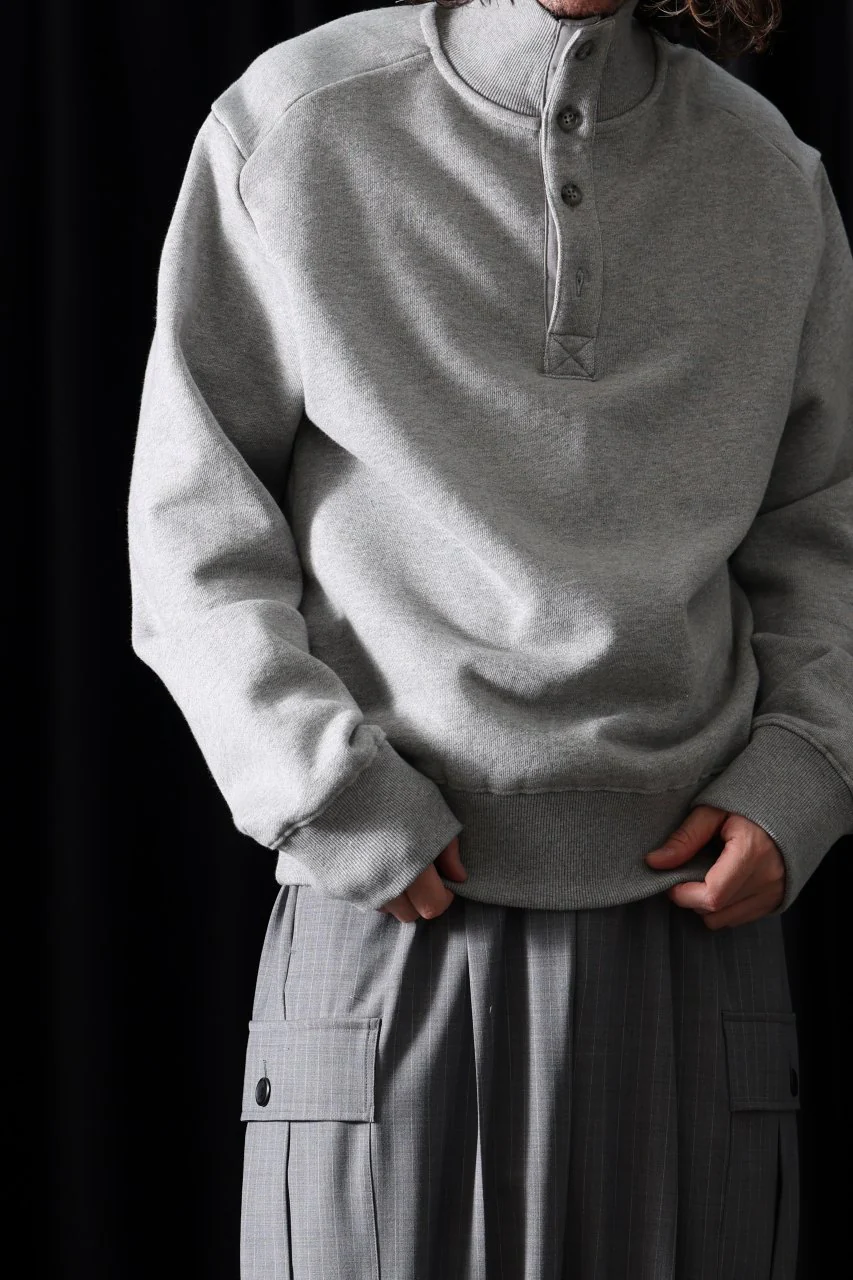entire studios PORT PULLOVER SWEAT (GREY MARLE) - Image 9
