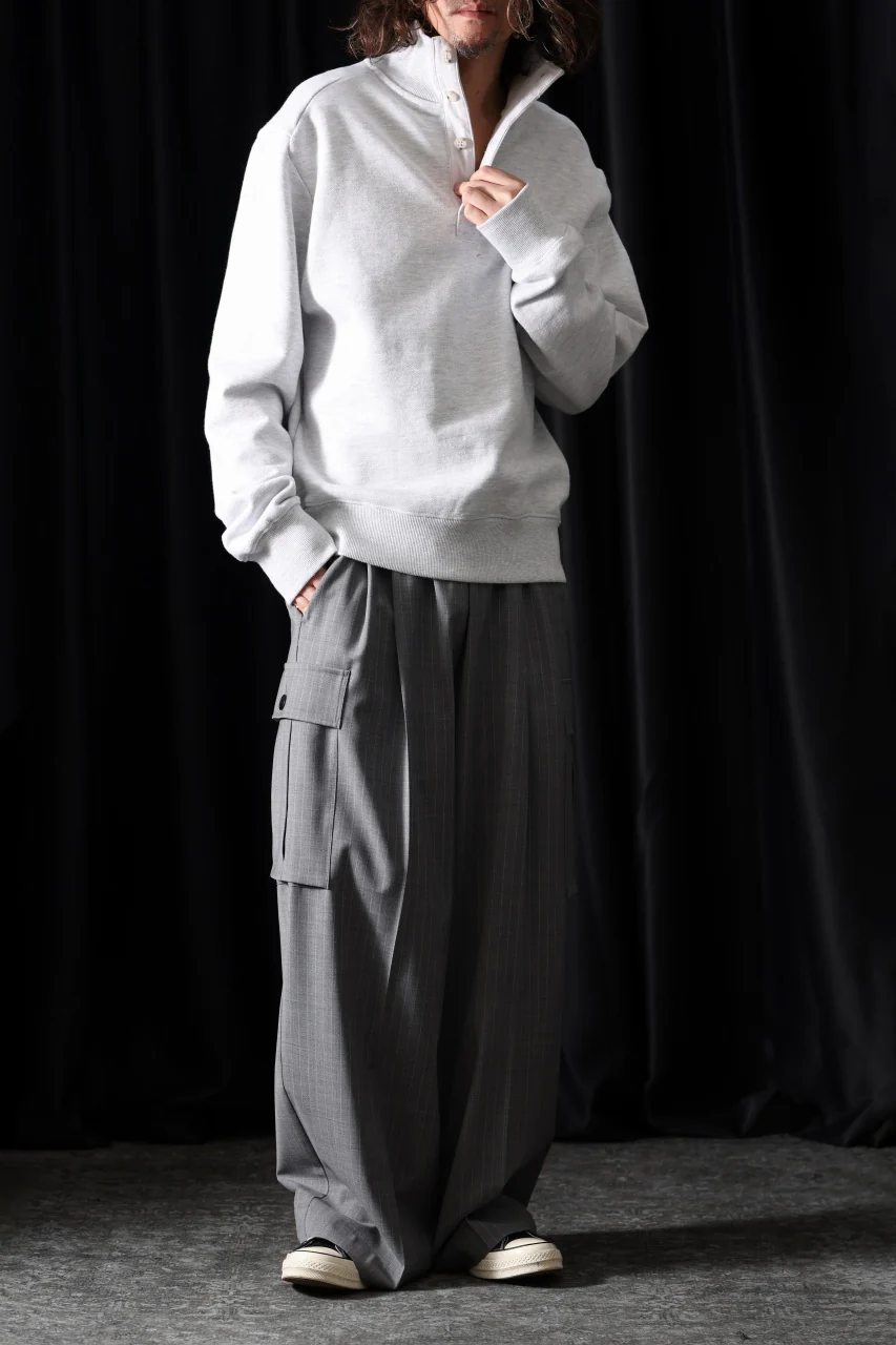 entire studios PORT PULLOVER SWEAT (HEATHER GREY) - Image 3