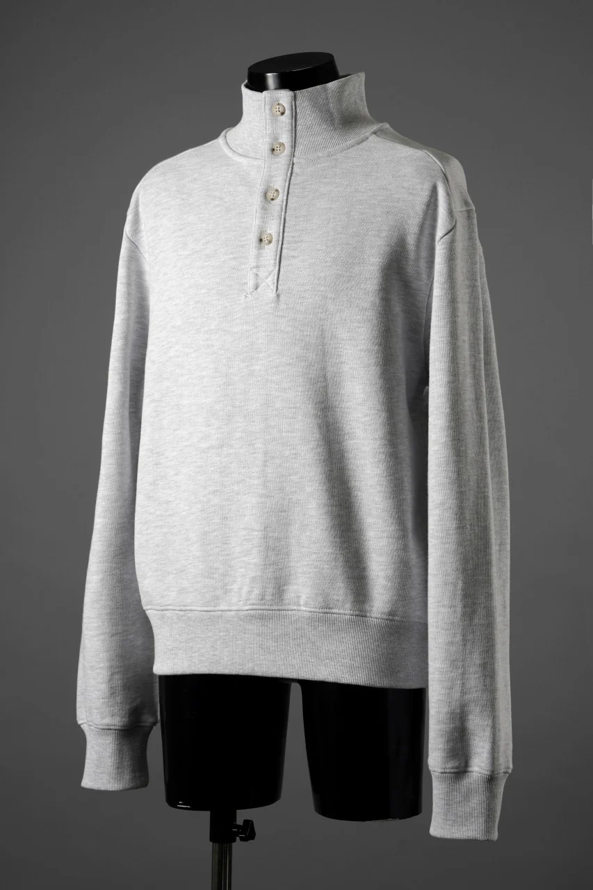entire studios PORT PULLOVER SWEAT (HEATHER GREY) - Image 4