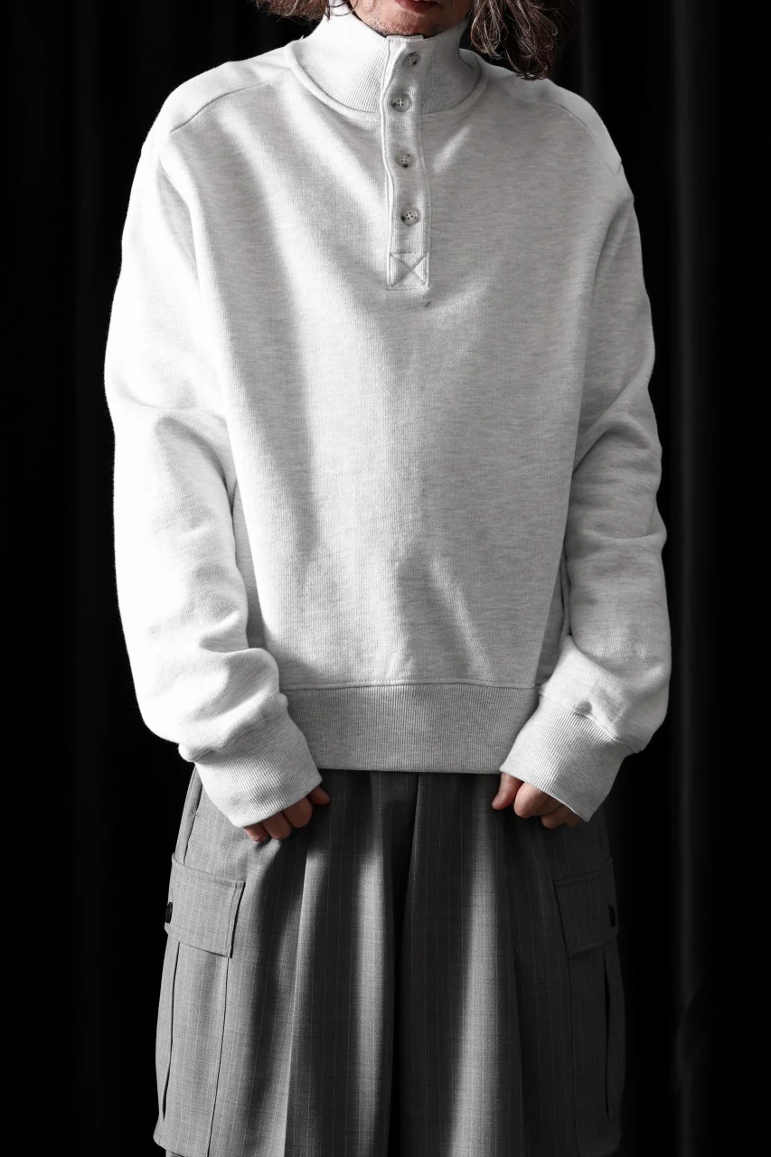 entire studios PORT PULLOVER SWEAT (HEATHER GREY) - Image 9