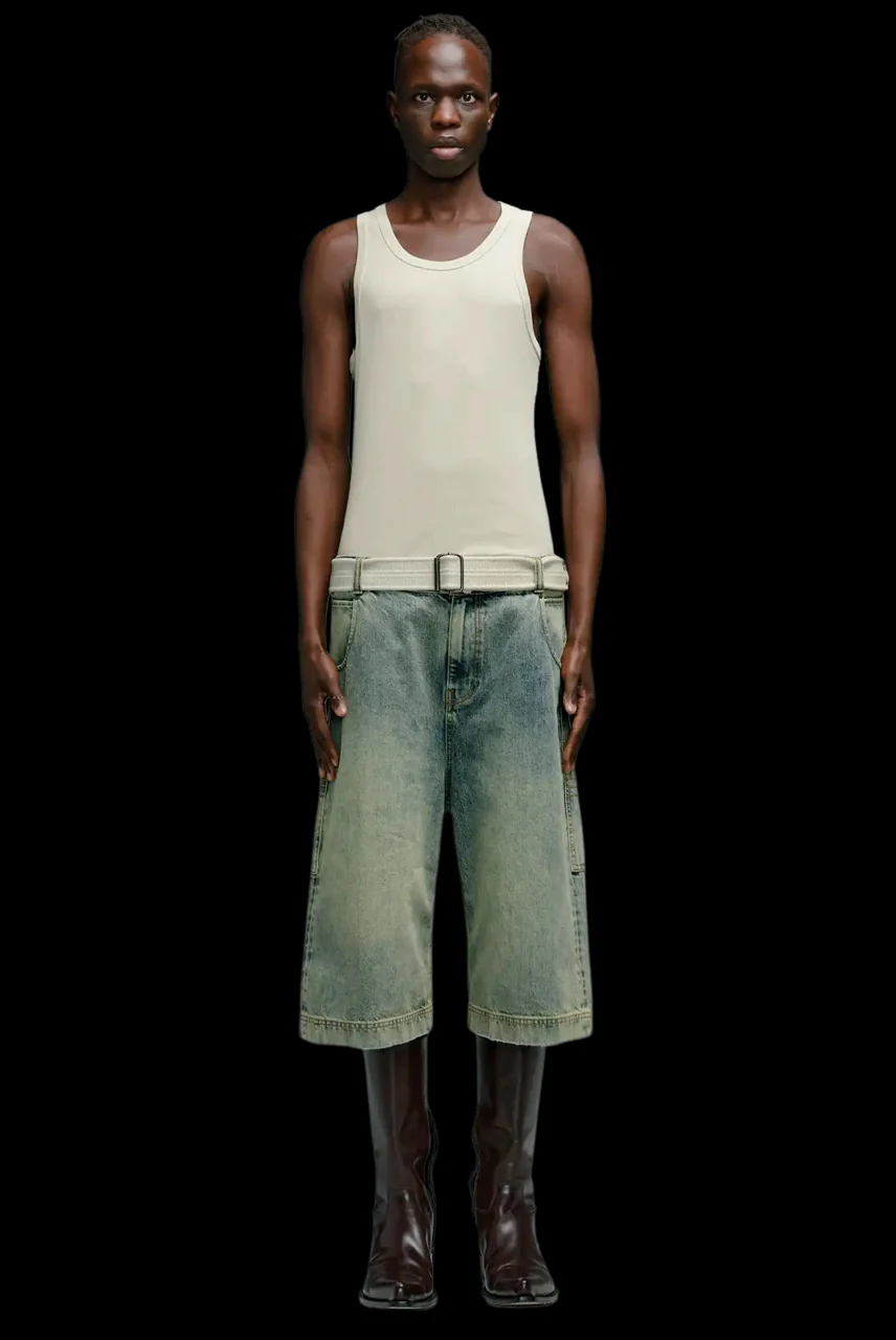 entire studios RIB TANK TOP (MINERAL) - Image 8