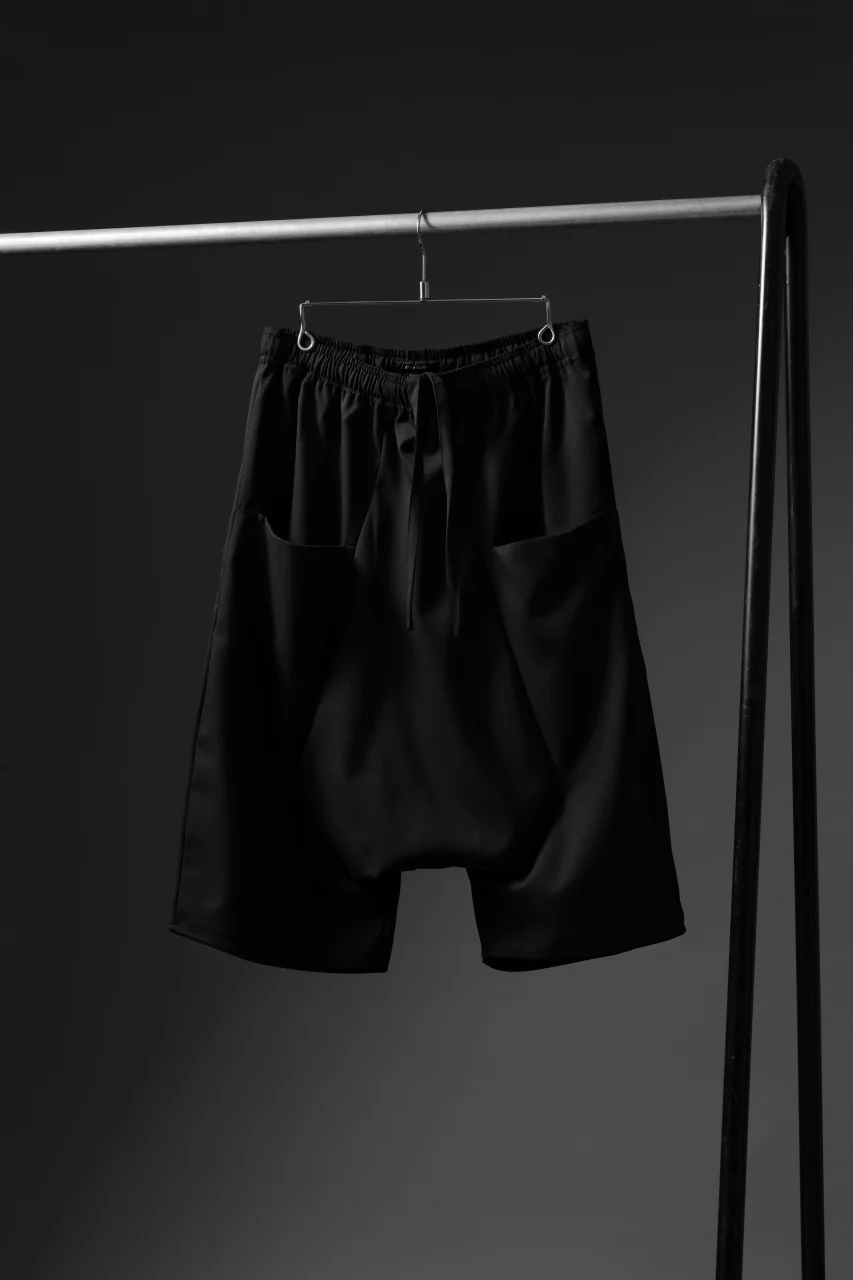 entire studios SADDLE SHORTS (BLACK) - Image 13