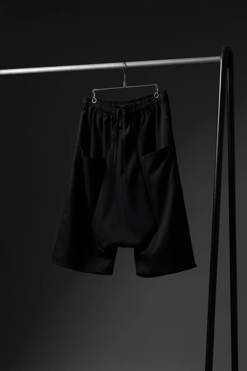 entire studios SADDLE SHORTS (BLACK) - Image 15