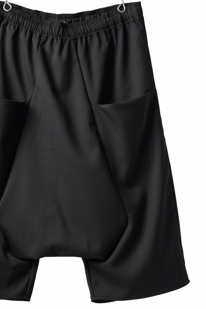 entire studios SADDLE SHORTS (BLACK) - Image 4