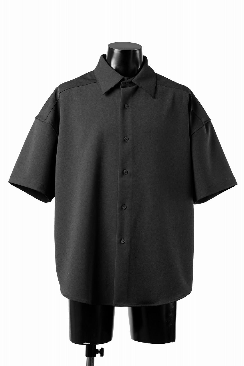entire studios SHORT SLEEVE SHIRT (BLACK)