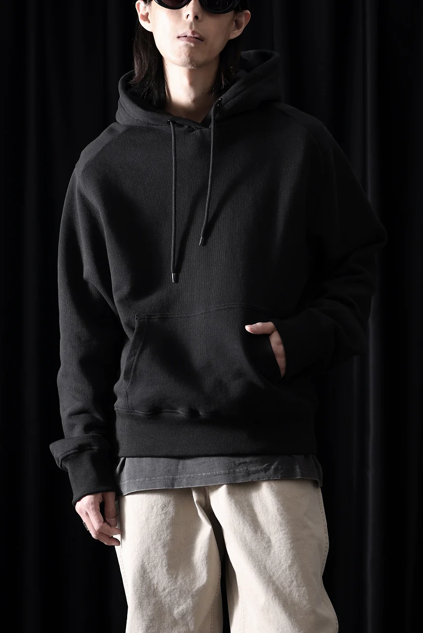 entire studios STANDARD HOOD SWEAT PARKA (BLACK) - Image 10